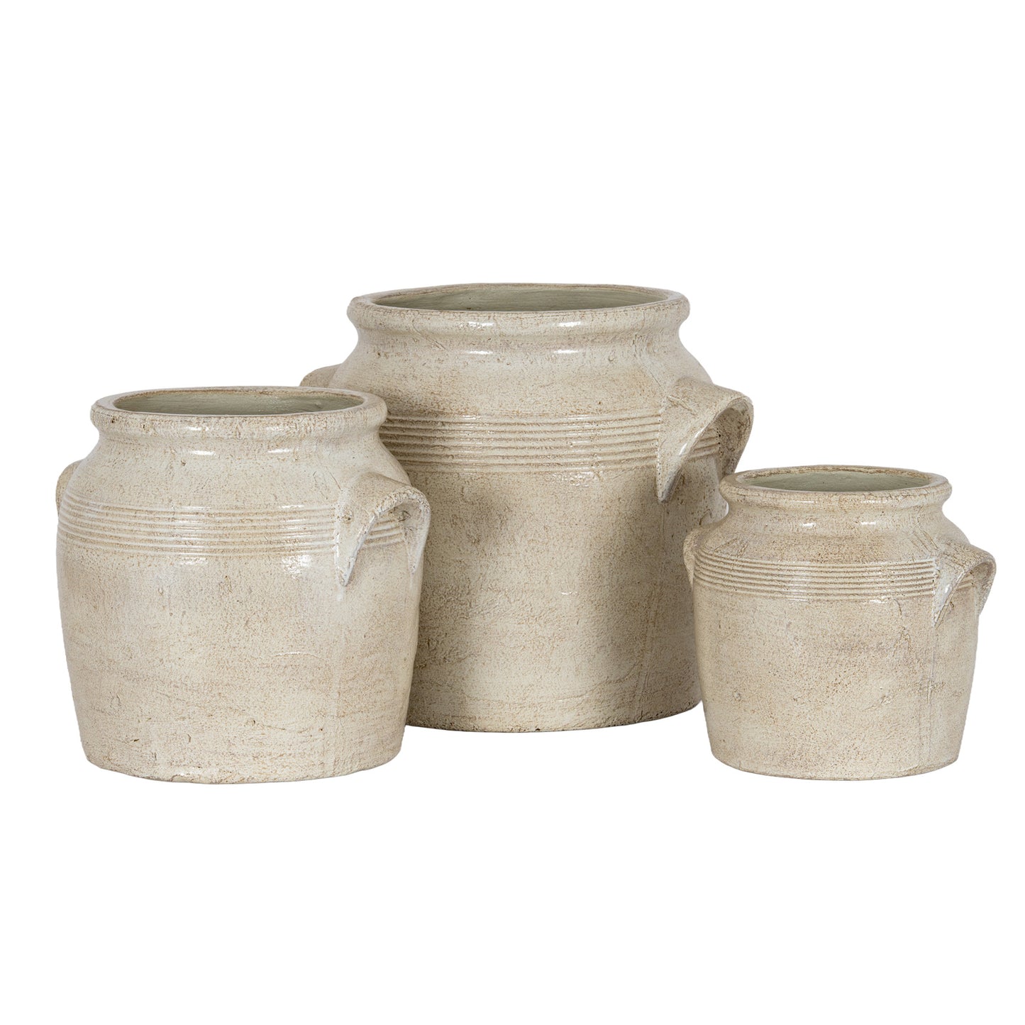 VASE AMELIA HANDLED POT 24621 HW