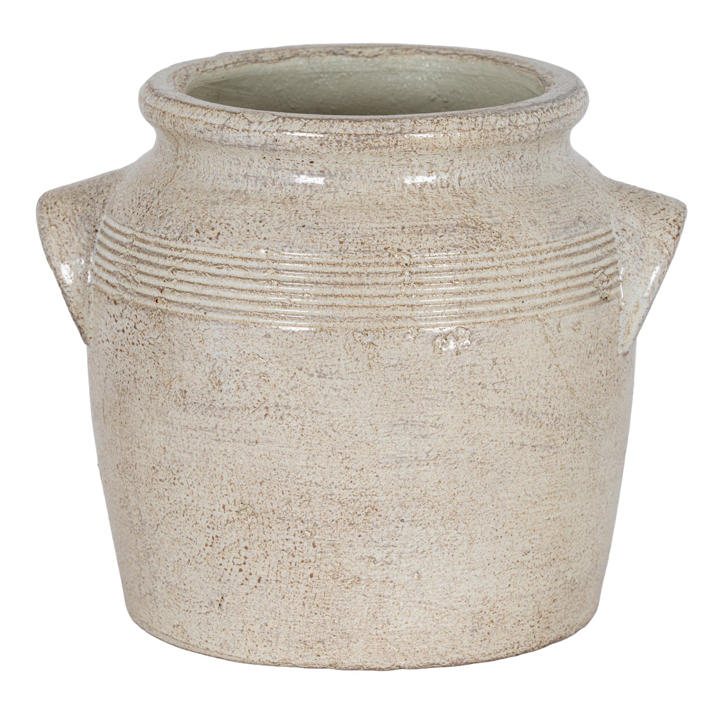 VASE AMELIA HANDLED POT 24621 HW