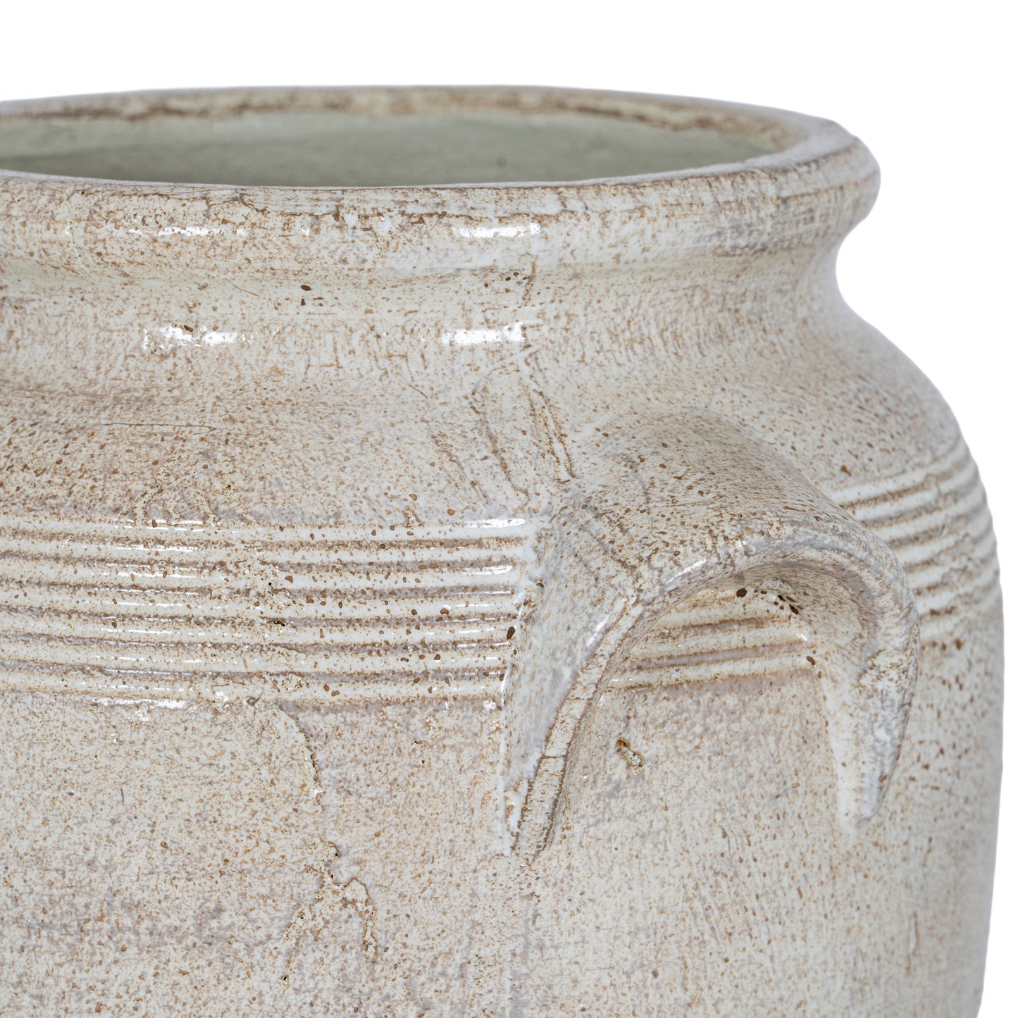 VASE AMELIA HANDLED POT 24621 HW