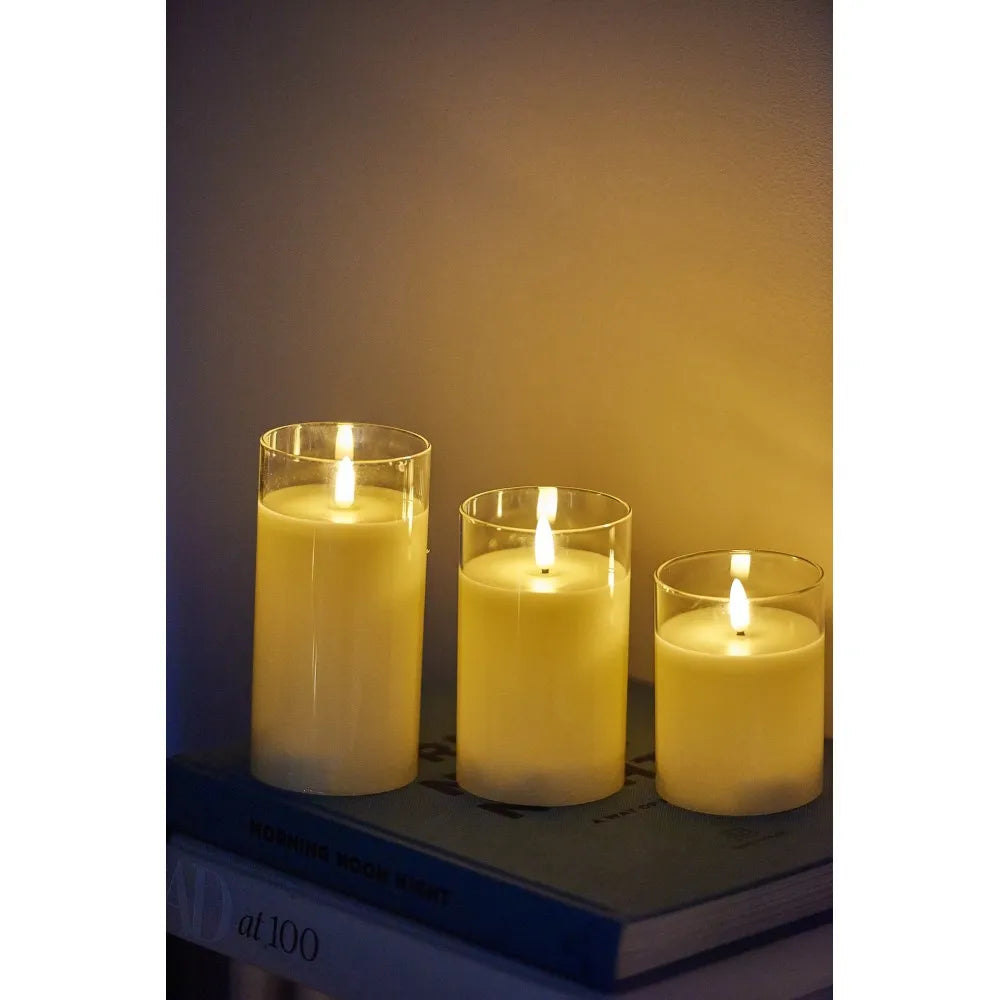 TRIO GLASS CANDLES LL