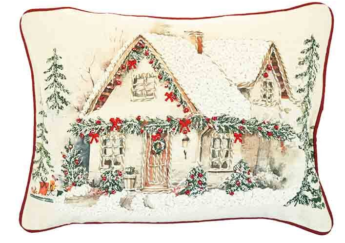 Swiss cottage cushion W
